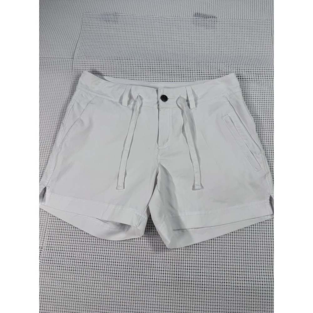 Magellan Outdoors Womens White Casual Cotton Shorts Size Small SGMGWF5516